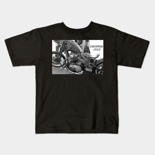 Chopper Cult Kids T-Shirt by dltphoto